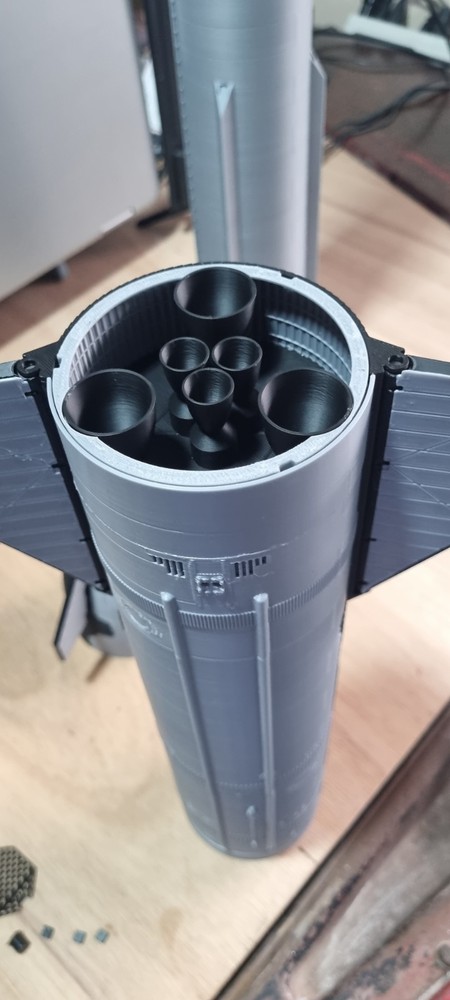 Massive SpaceX Starship MOST DETAILED Stackable 1/100 Scale Removable Nose