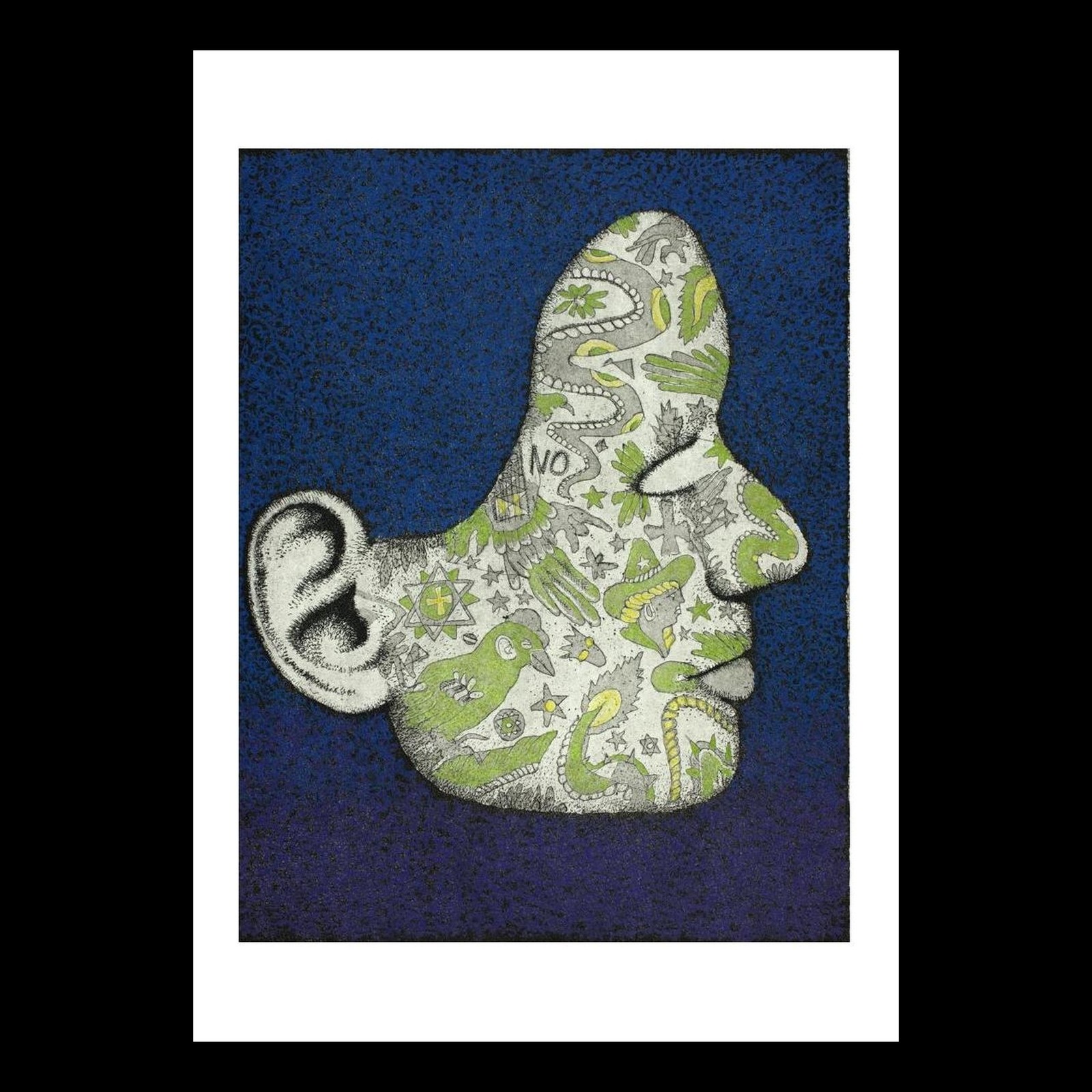 Ed Paschke - NO (1993) A5 Art Card Print