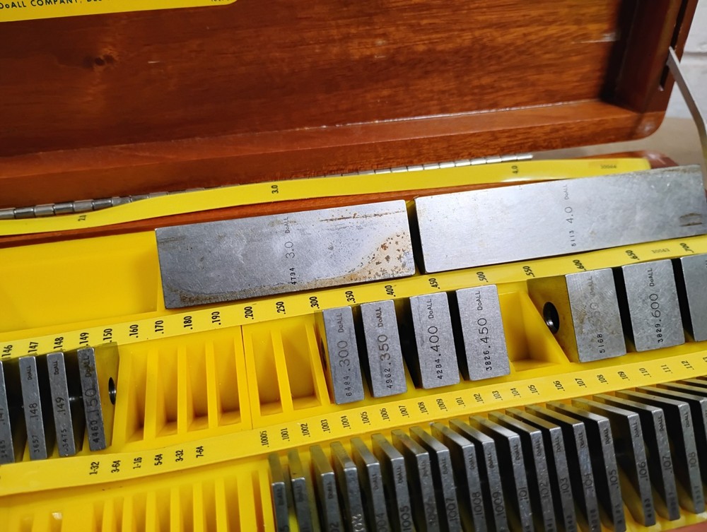 DoAll Gage Block Set - 106 Pieces