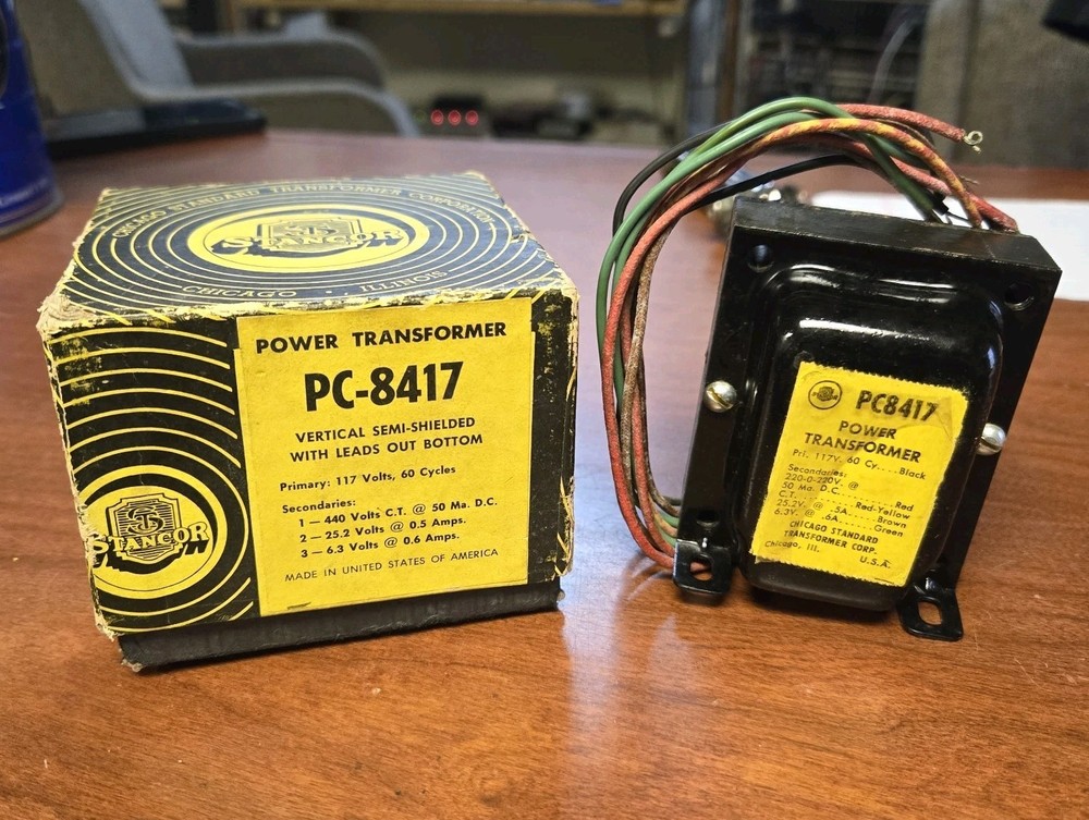 Stancor PC 8417 Power Transformer With Original Box