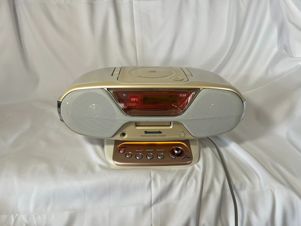 Personal MD system RX-MDX61 CD and MD operation confirmed