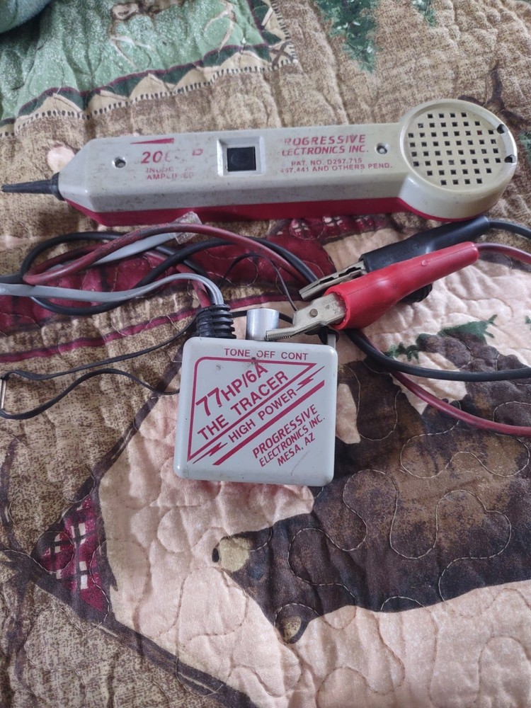 Progressive Electronics 200EP Inductive Amp 77HP Tracer Tone Generator-Tester