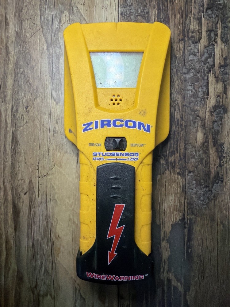 Zircon StudSensor Pro LCD Stud Finder DeepScan Wire Warning Tool