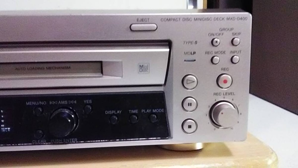 SONY MXD-D400 MD Deck Mini Disk Deck Audio Player Recorder MDLP