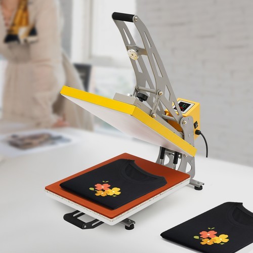 Clamshell Semi-Auto Open Heat Press Machine with Slide Out Function Heavy Duty