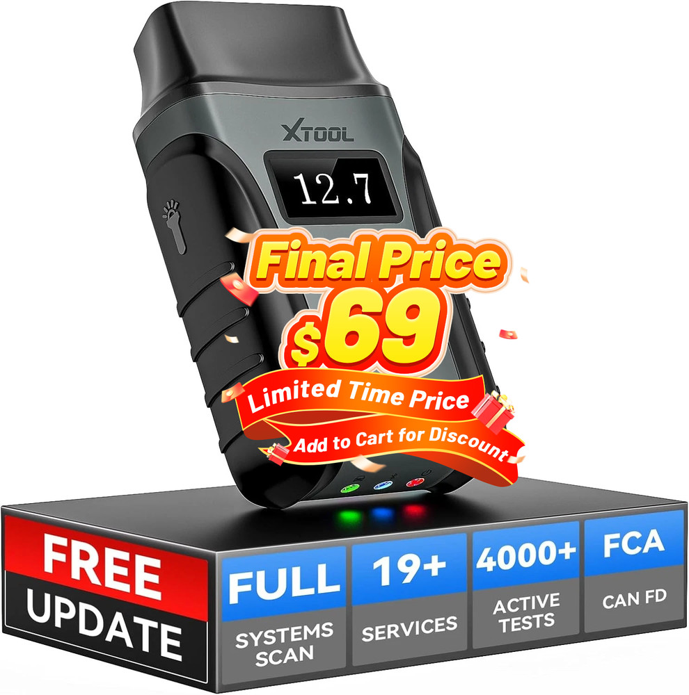 XTOOL A30D V2.0 Wireless OBD2 Scanner Bidirectional Full System Diagnostic Tool