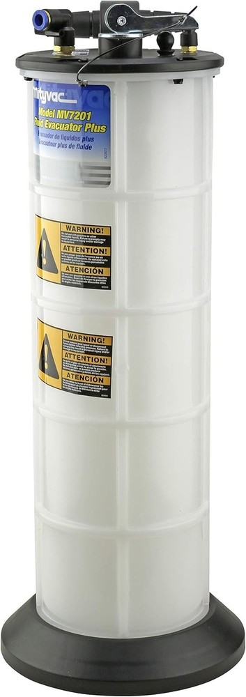 Versatile 2.3 Gallon Push Button Fluid Extractor - Chemical Resistant & Portable