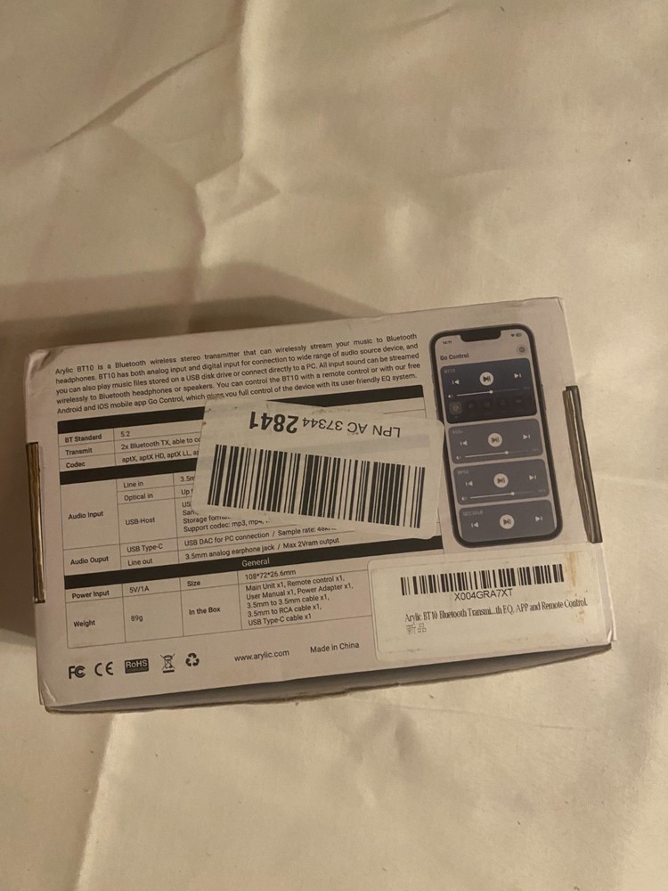 Arylic BT10 Bluetooth Audio Transmitter