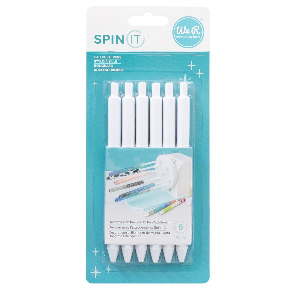 We R Spin It Pens 6/Pkg-Unfinished - 3 Pack