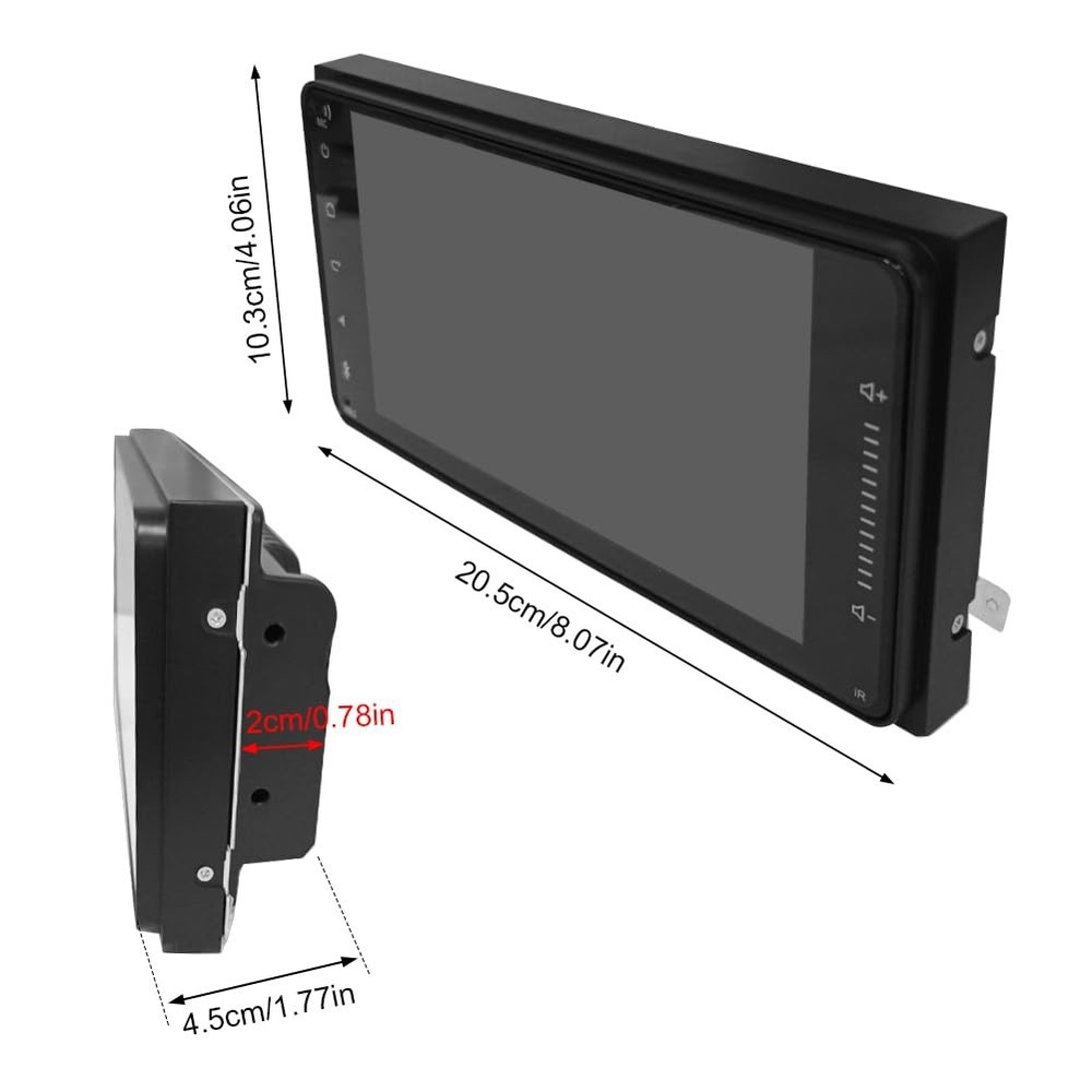 7'' Android 14 Car Stereo Wireless Carplay Android Auto for Highlander 2000-2007