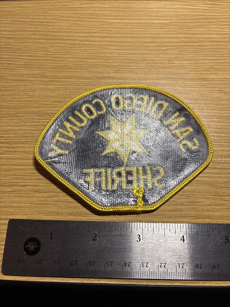 CA San Diego County California Sheriff Patch