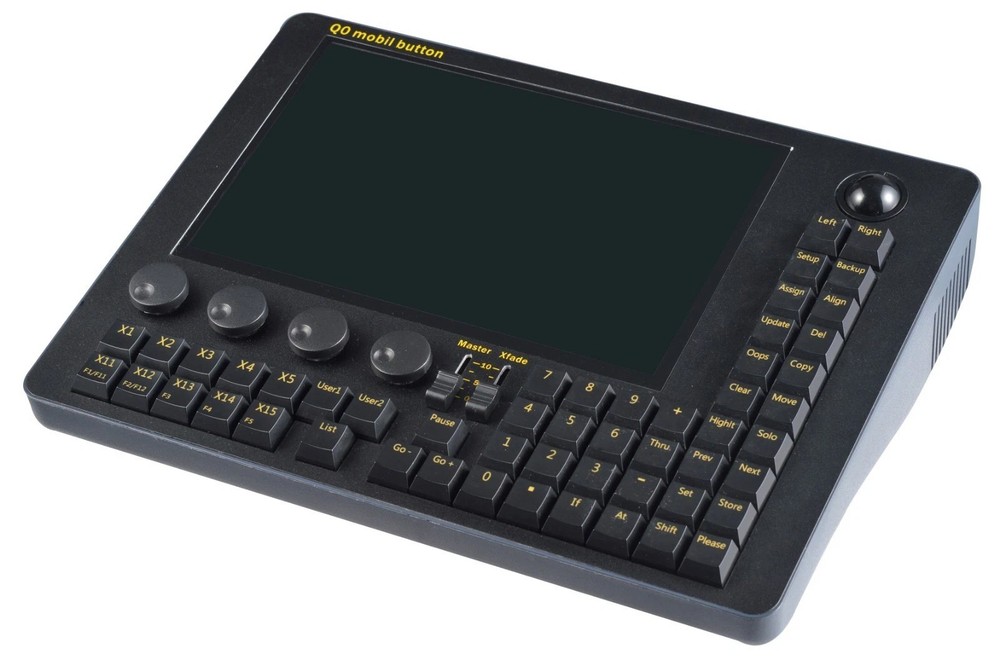 new mini command wing controller Q0 mobile command dmx console/touch screen+bag