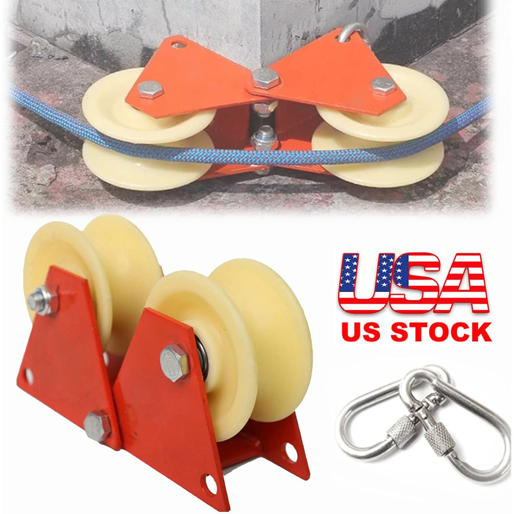 Heavy-Duty Foldable Manual Pulley System with Durable Metal Frame Labor-Saving