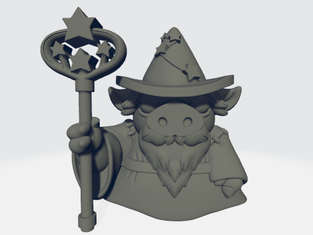 Chibi Tykes - Wizard Pig