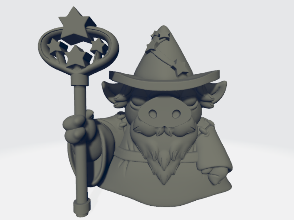 Chibi Tykes - Wizard Pig