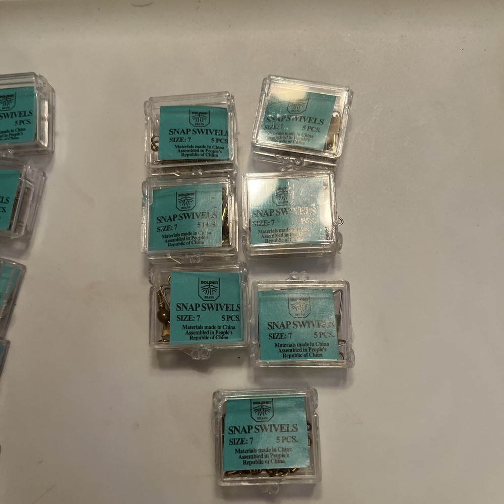 Dolphin Brass Swivel size 7( 7 PacksOf 5)