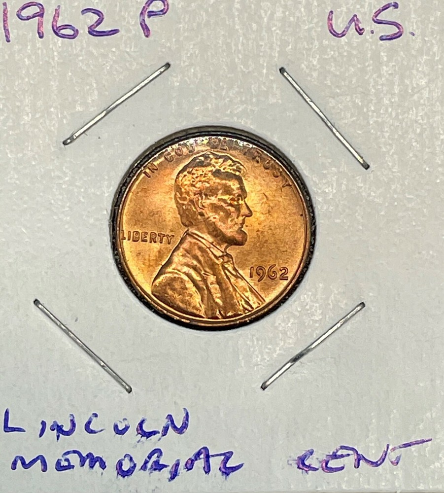 1962-P Lincoln Memorial Cent