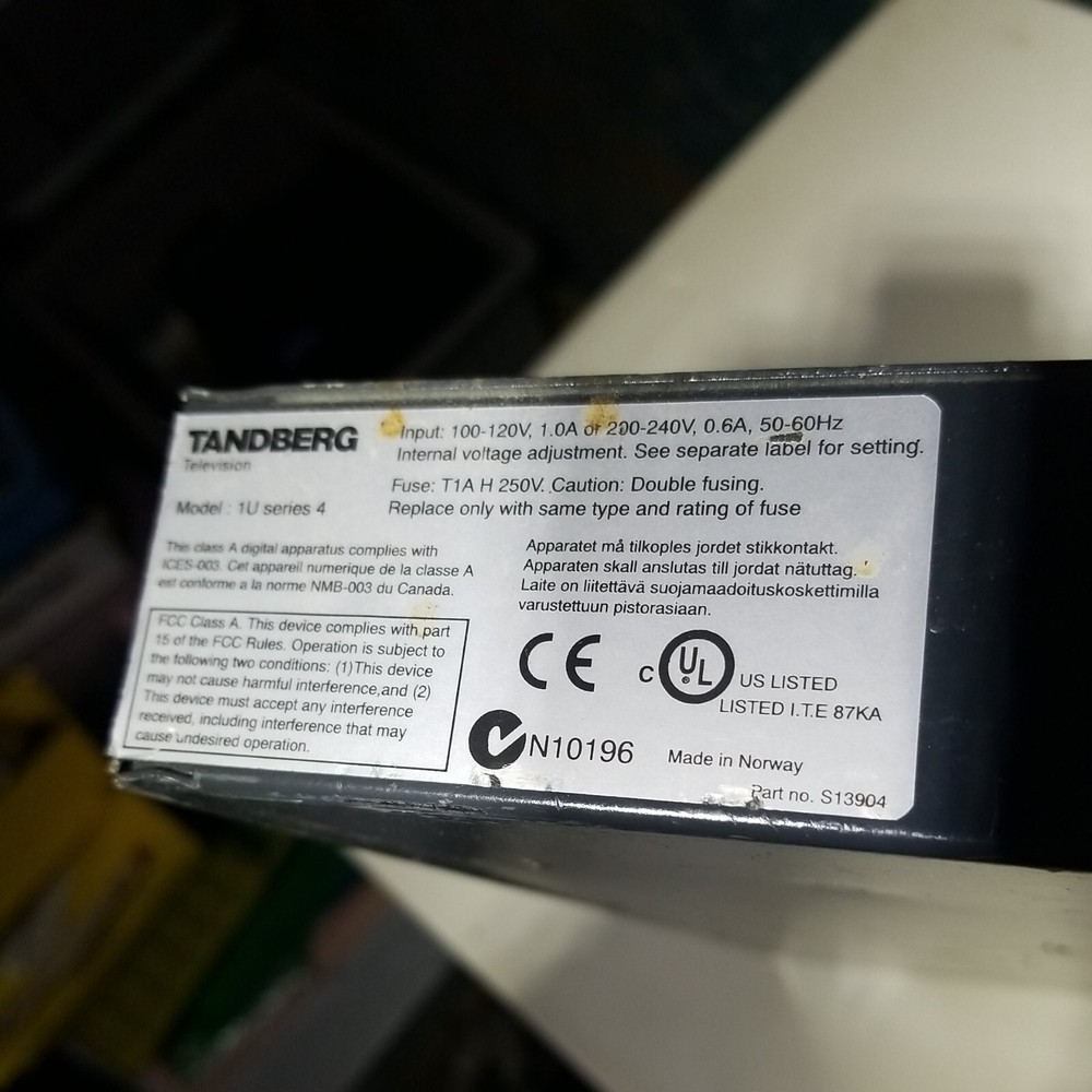 Tandberg Transport Stream Processor TT6120