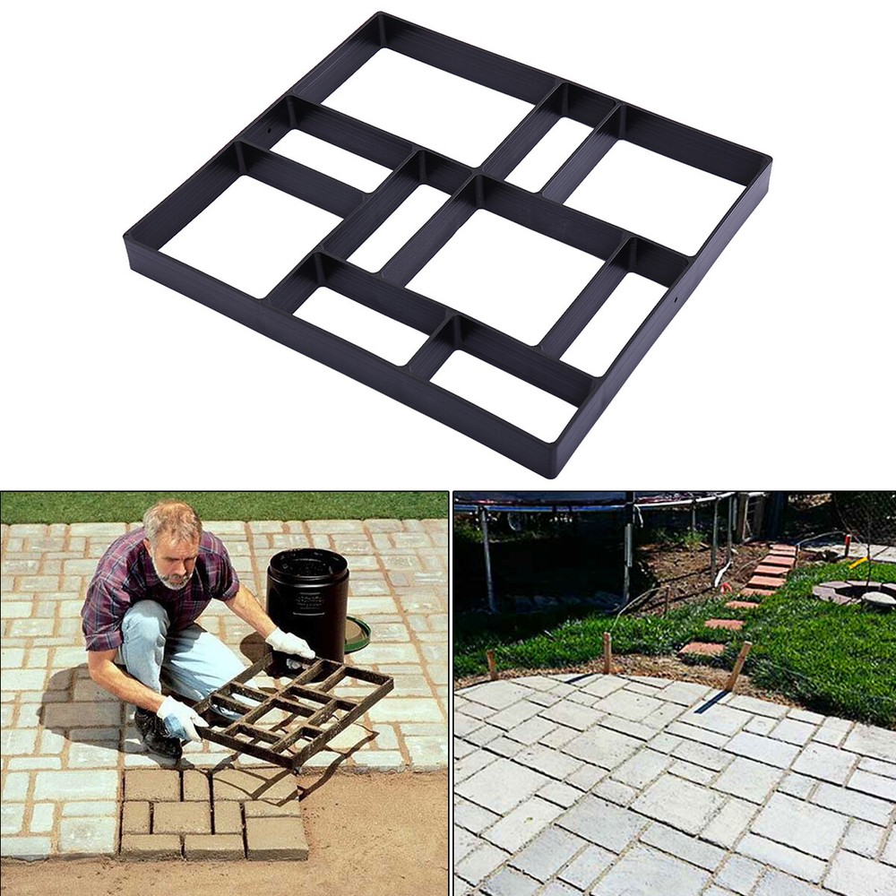 DIY Path Mate Driveway Pavement Mold Path Mould Maker Concrete Stepping Stone