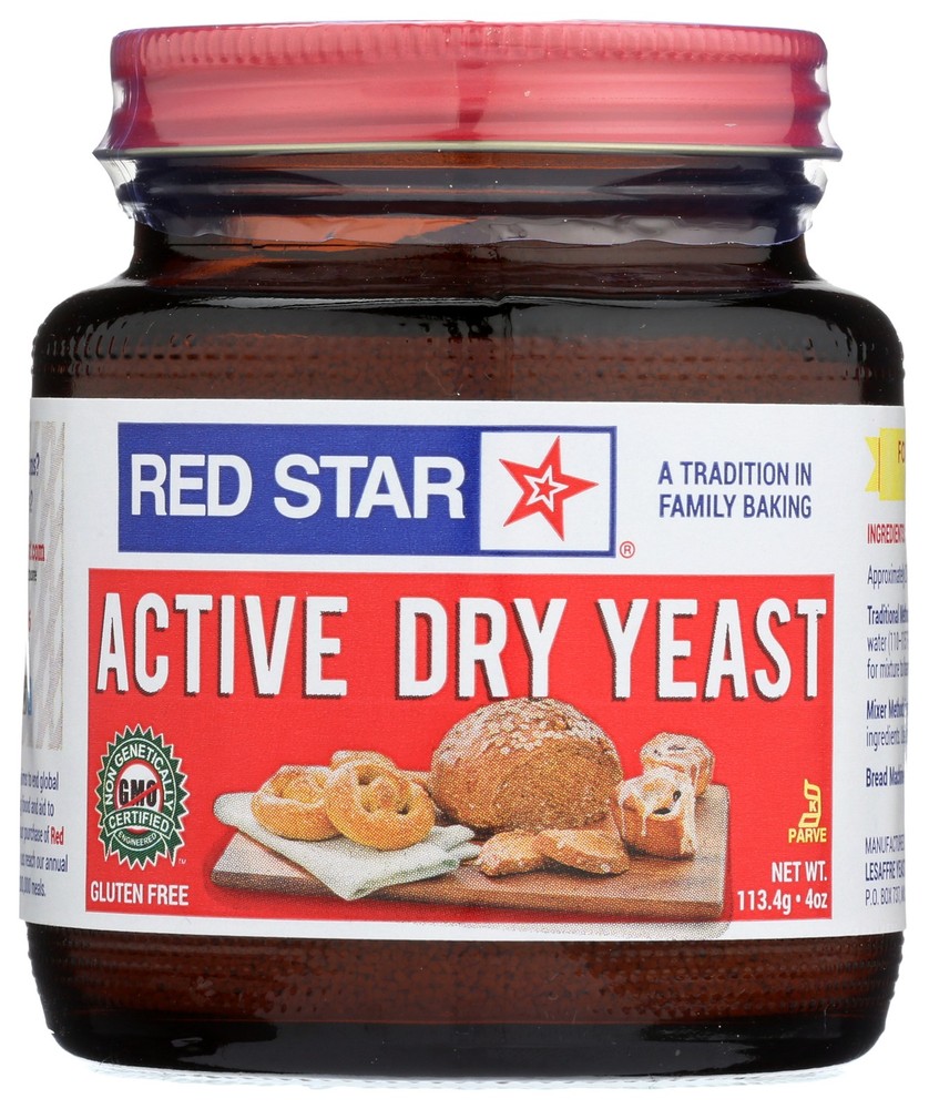 Red Star Active Dry Yeast 4Oz Jar Baking 4 Oz