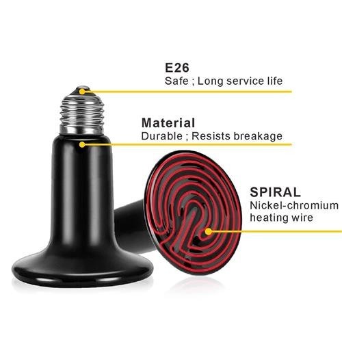 Heating Set (Lamp + Heat Emitter 75W)