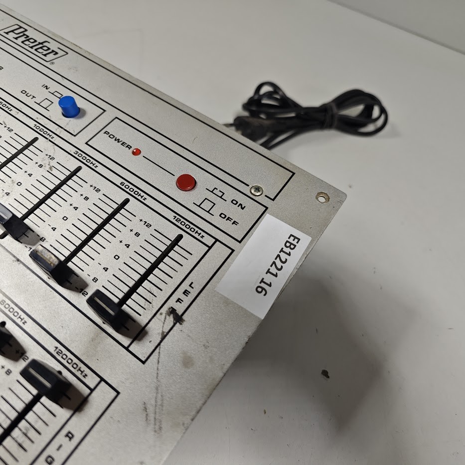 Prefer EQ-2001 Frequency Equalizer - For Parts, Scratches, Power On