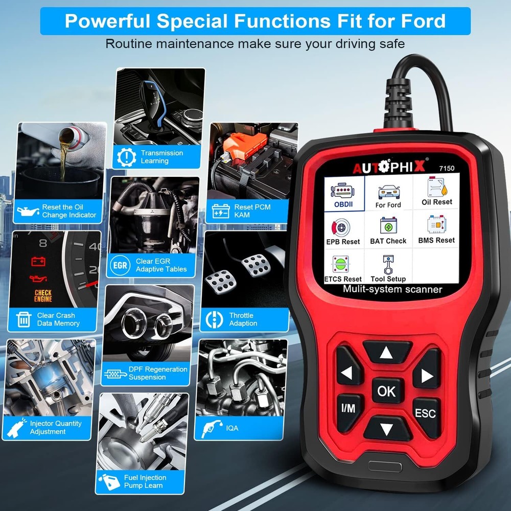 AUTOPHIX ALL SYSTEM CAR DIAGNOSTIC SCAN TOOL OBD2 SCANNER For Ford CODE READER