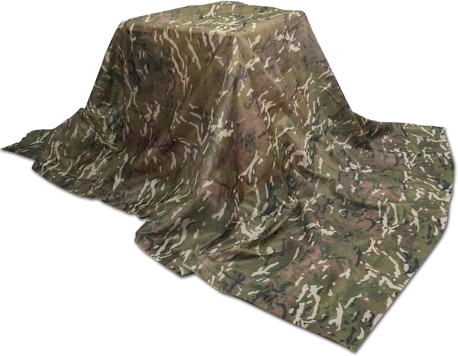 Hunting Blind 300D Durable Grid Mesh for Hunting,Camping,Sunshade,Shade,Disguise