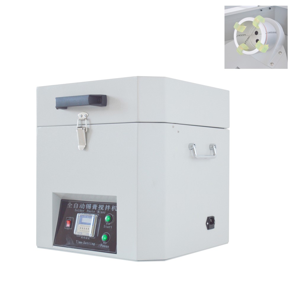 Automatic Solder Paste Mixer 110V Motor 1350/min LED Digital Operational 500g*2