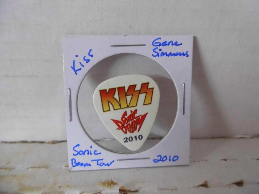 KISS "GENE SIMMONS" 2010 SONIC BOOM GUITAR PICK~READ DESCRIPTION (#17/9)