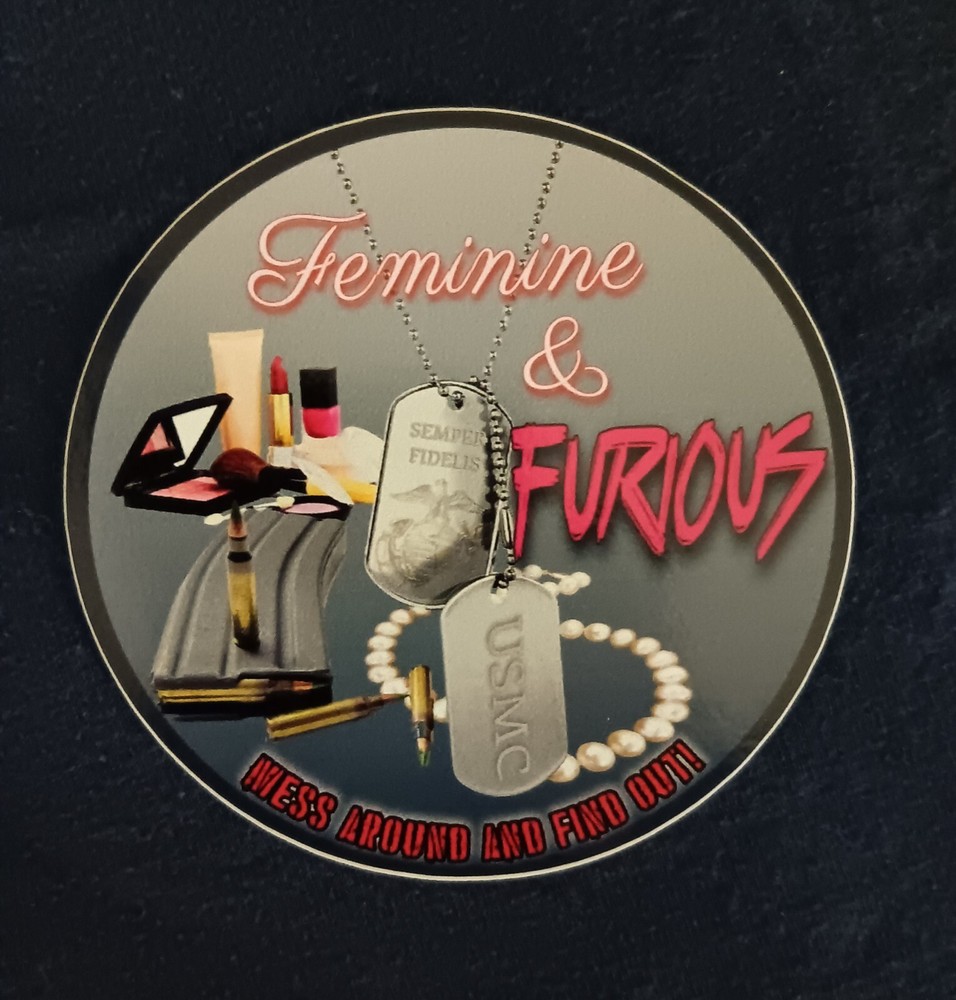 Marine Womens Moral Sticker