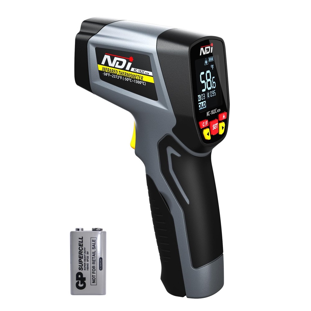 High-Precision Thermometer Temperature , -58℉ to +2372℉, Multi-Purpose for Co...