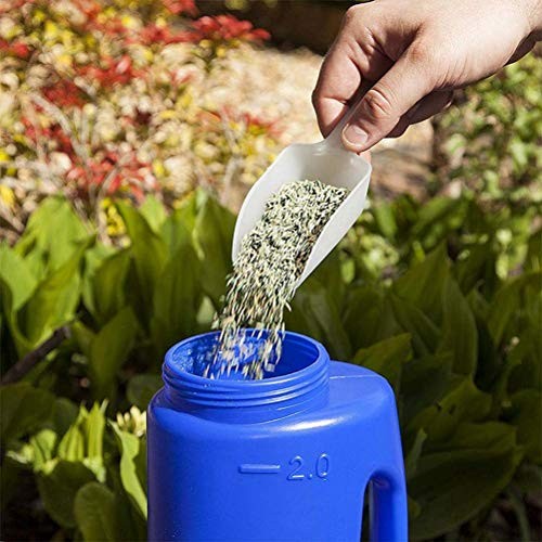 HEEPDD 2L Lawn Seed Spreader, Hand Spreader Shaker Handheld Shake Blue