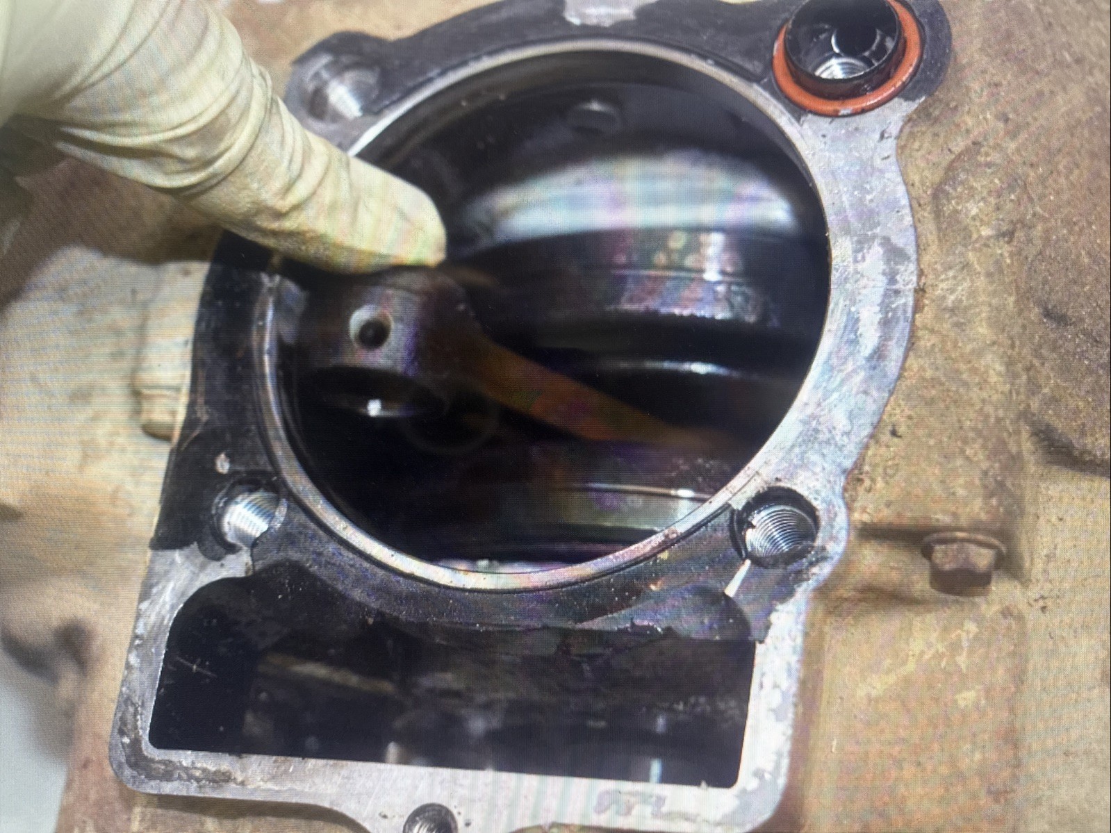 S1-4 Lower Engine Motor Crank Case 99 Yamaha Big Bear YFM 350 1999 ATV 2x4 Quad