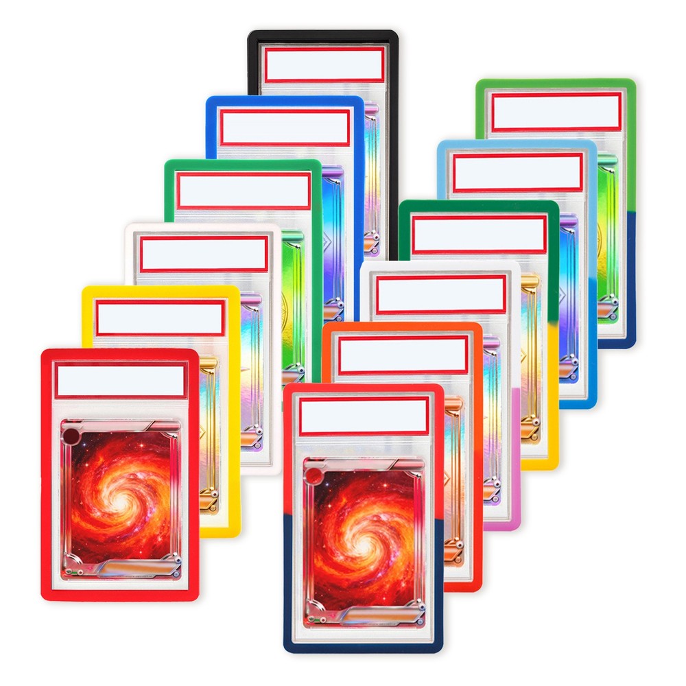 12PCS Silicone  Bumper Guard Slab Edge Protector For PSA Graded Cards