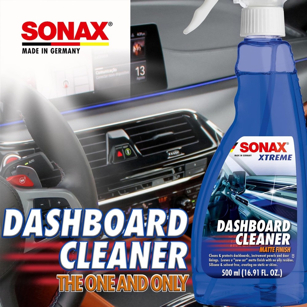 SONAX Premium Auto Interior Kit | 5-Piece Complete Interior Cleaning Set | Da...