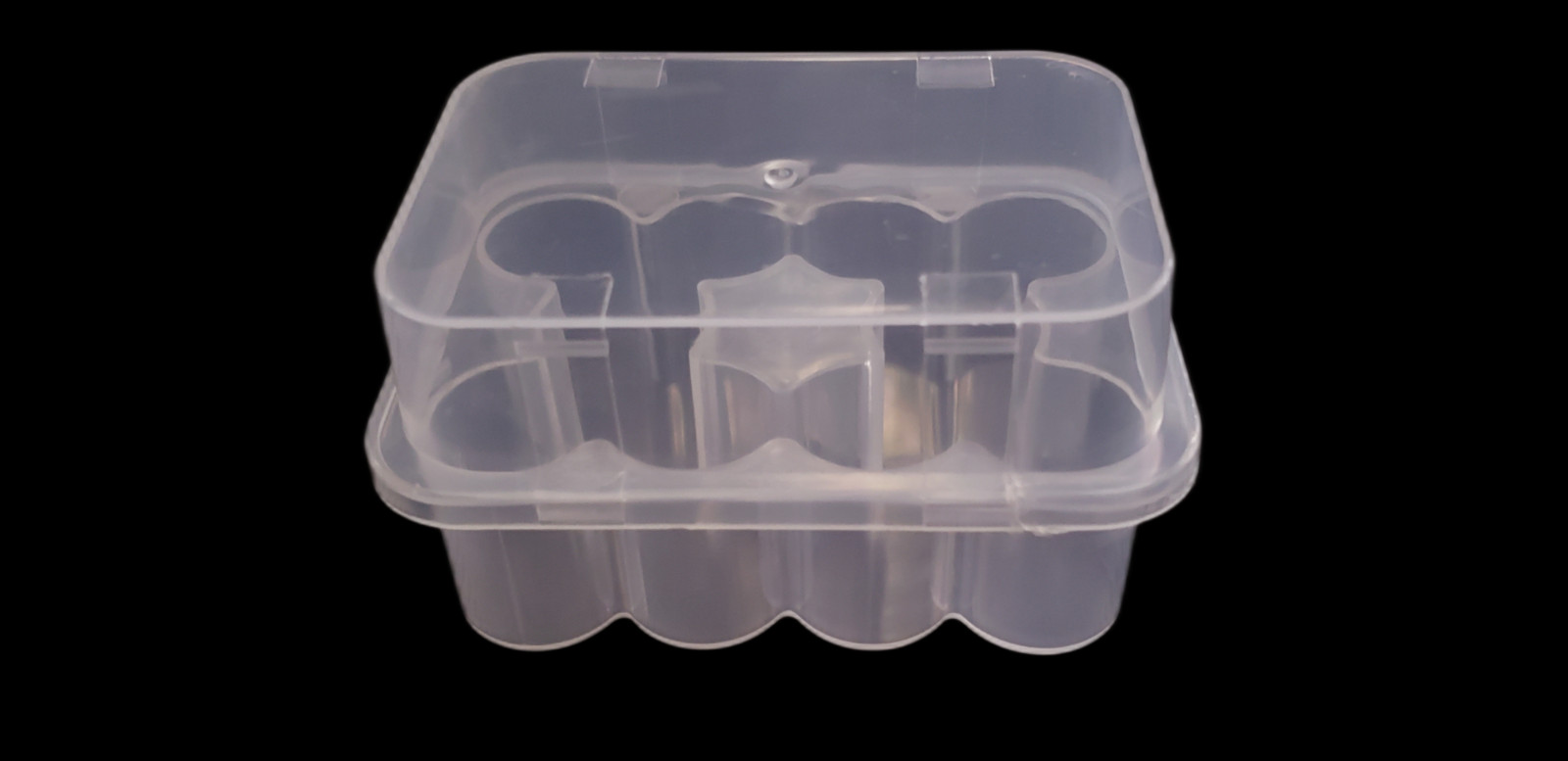 Clear Plastic 10 x 3mL Vial Storage Box