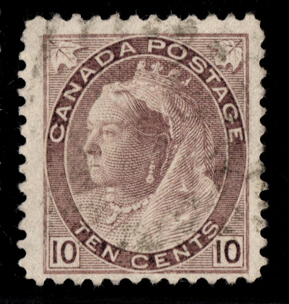 #83 Numeral 10c Canada used well centered