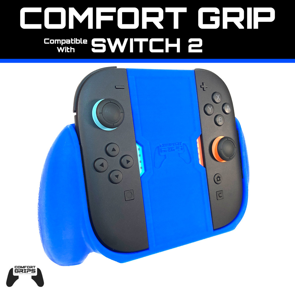 Double Joy-Con Comfort Grip Compatible With Switch 2 - 3D Printed