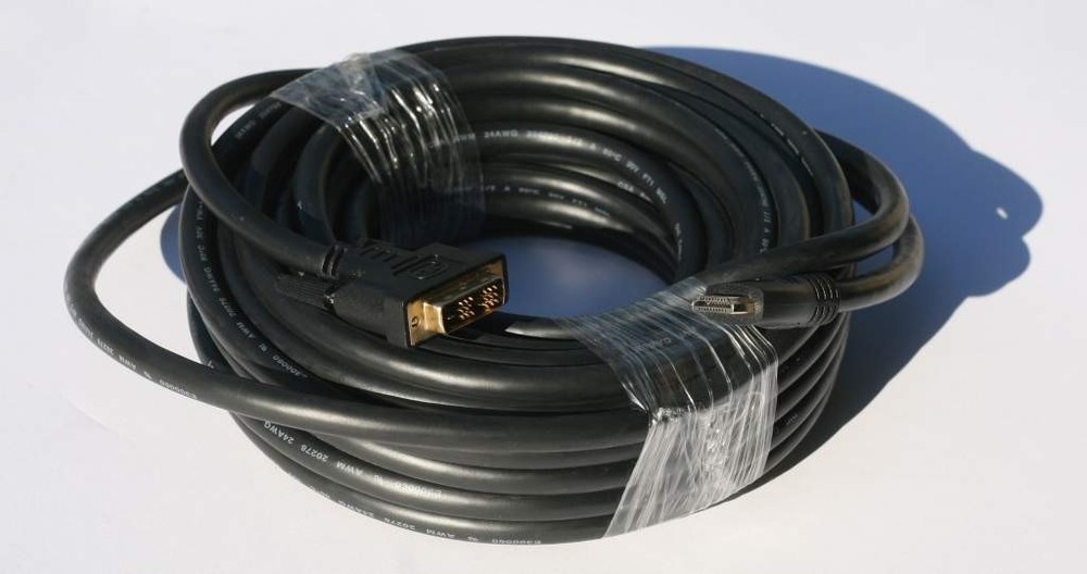DVI HDMI Cable Premium 50FT 24AWG