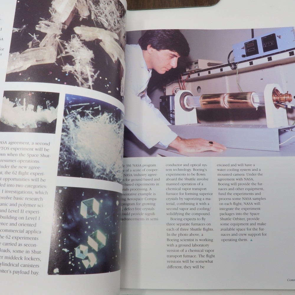 NASA Spinoff 1987 by James Haggerty Space Exploration Aerospace Aims Technology