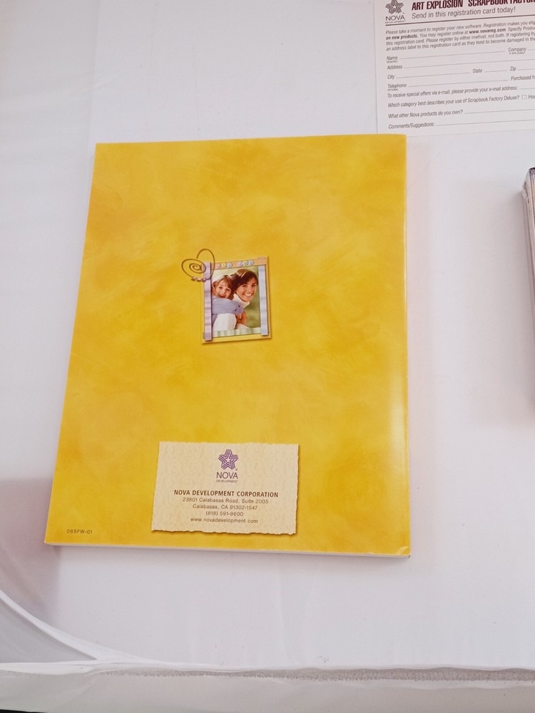 Art Explosion Scrapbook Factory Deluxe version 3.0 CD-ROM 4 Disc set 📸