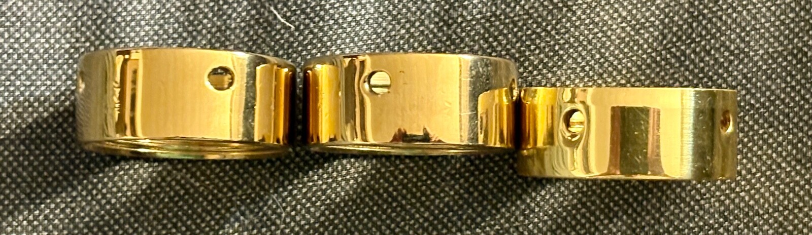 THREE COUPLING RING’S, FAUCET (PVD GOLD)