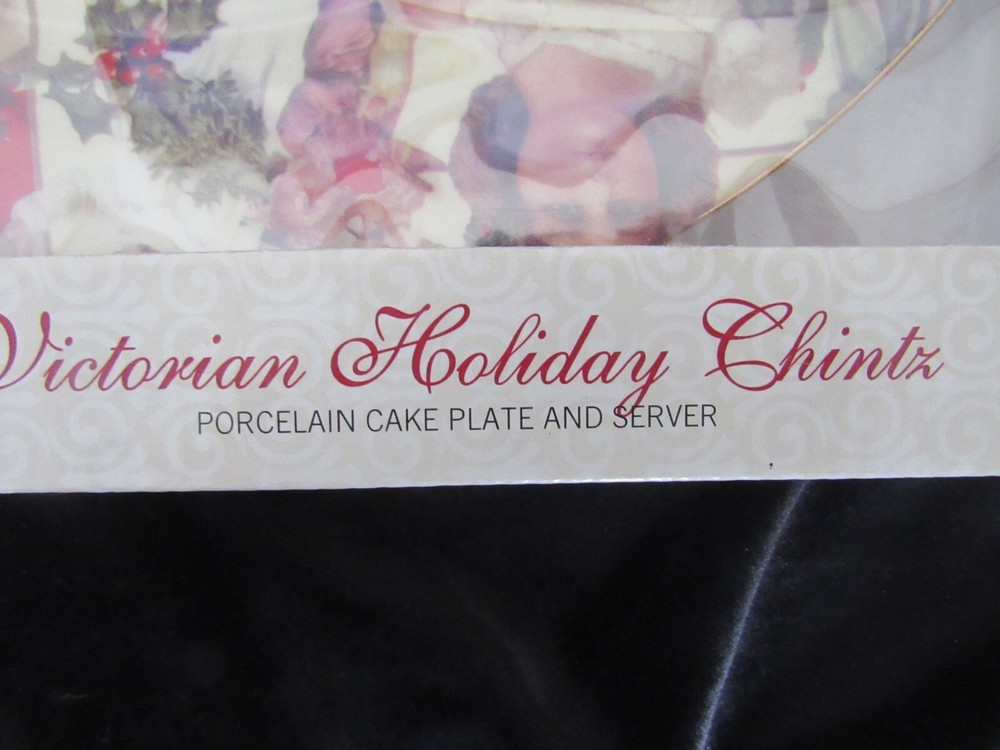 MADISON & MAX CHRISTMAS SERVING PLATE & DESSERT SERVER NIB