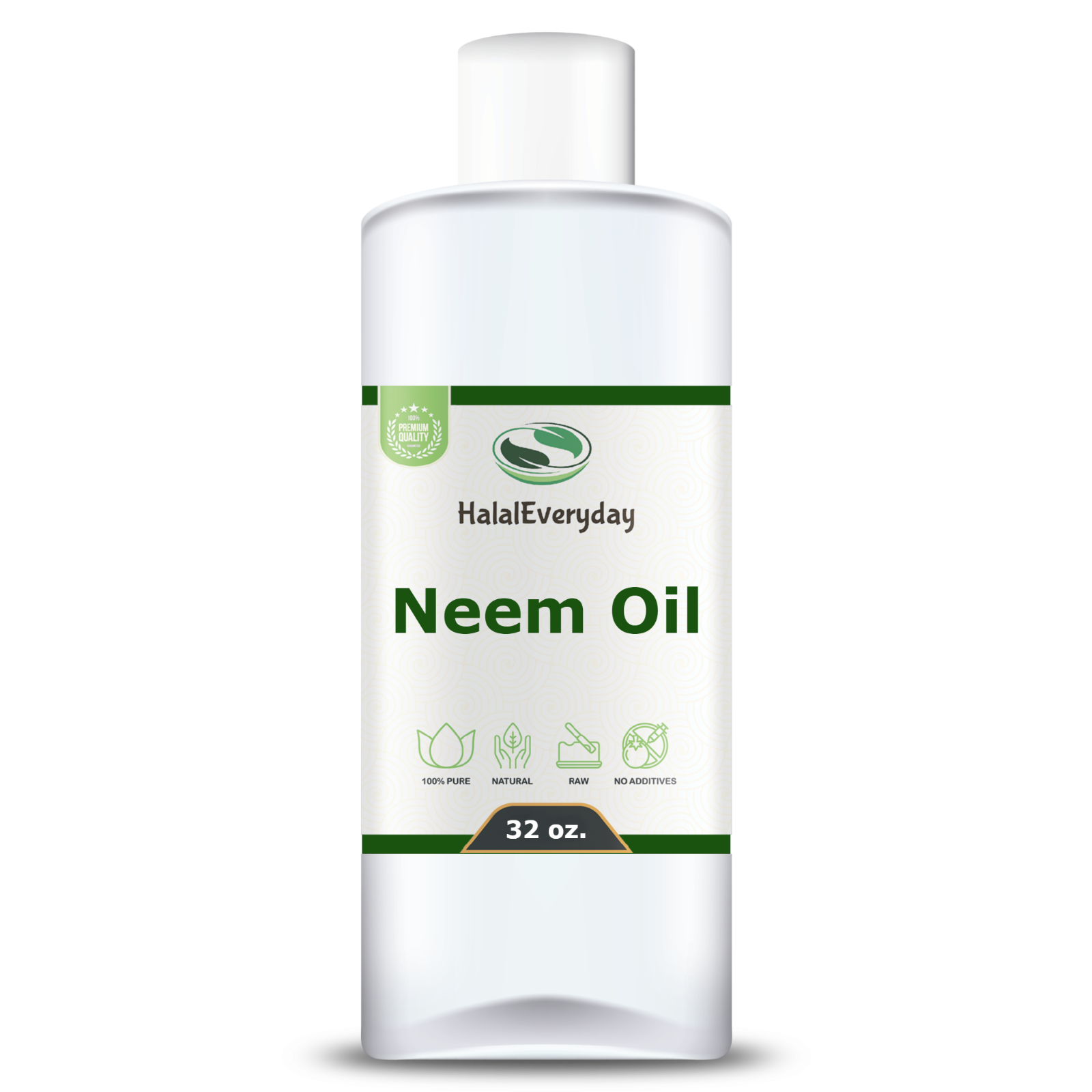Neem Oil - PREMIUM QUALITY Organic Virgin 100% Pure Raw Unrefined Cold Pressed