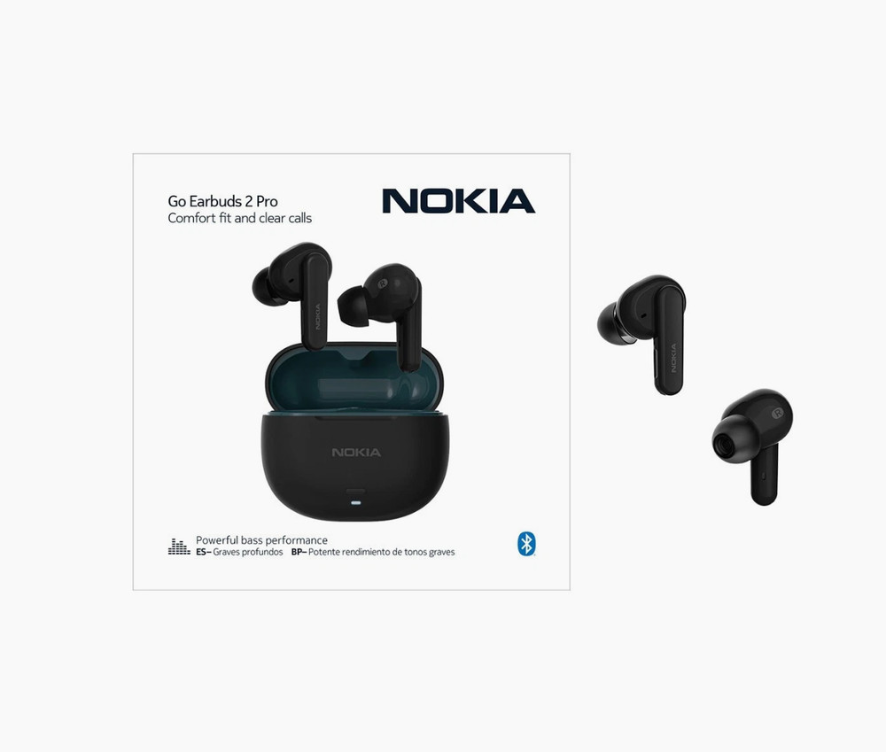 Nokia Go Earbuds 2 Pro True Wireless Bluetooth Earbuds Black – New OEM