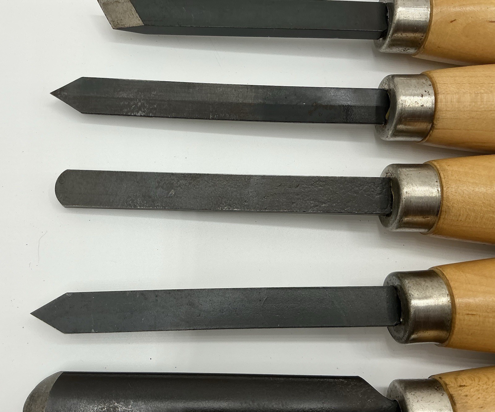 Vtg Craftsman USA High Speed Steel Lathe Chisels Set of 8 (9-28501 Thru 9-28508)