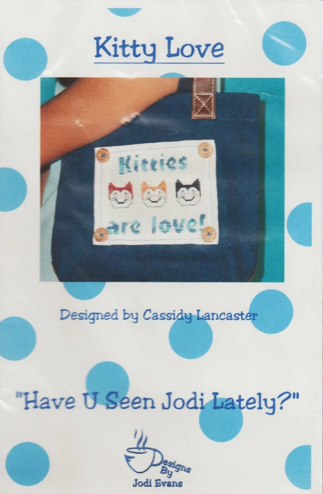 Kitty Love by Jodi Evans cross stitch pattern