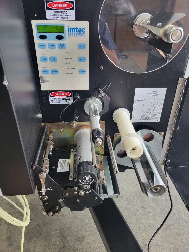 Imtec Applypro Industrial Label Thermal Printer Applicator