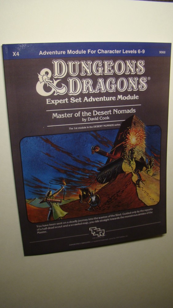 MODULE - X4 - MASTER DESERT NOMADS *NEW MINT 9.8 NEW* DUNGEONS DRAGONS